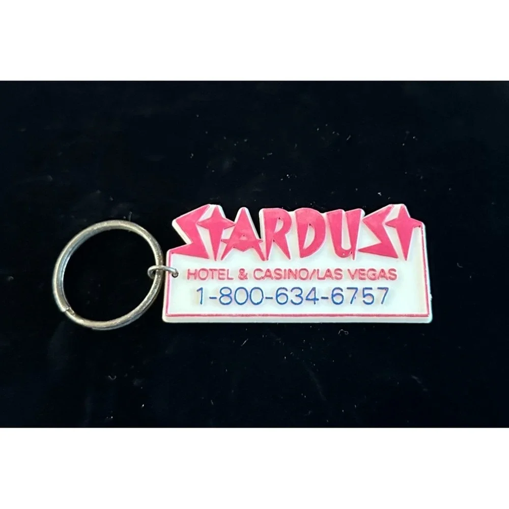 Stardust‎ Hotel & Casino Las Vegas Vintage Keychain Collectible Memorabilia